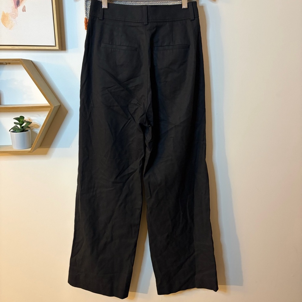 Everlane Black Trouser Pants size 0 Short - Picture 2 of 8